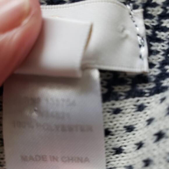 Charming Charlie Aztec Print Fringe Open Cardigan Medium - Picture 10 of 10